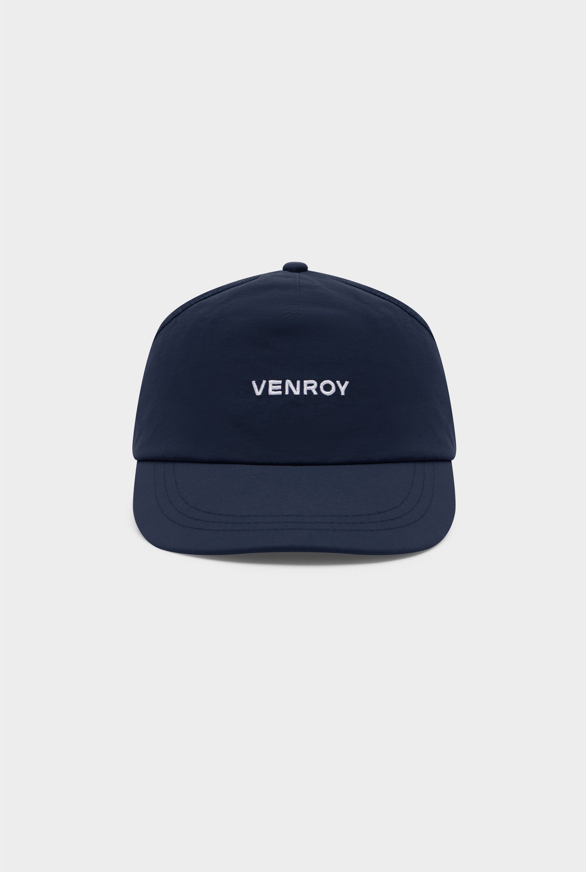 Nylon Sports Cap - Navy [[Venroy Flat Lay - D1 - Unisex - Nylon Sports Cap - Navy 1.jpg]]