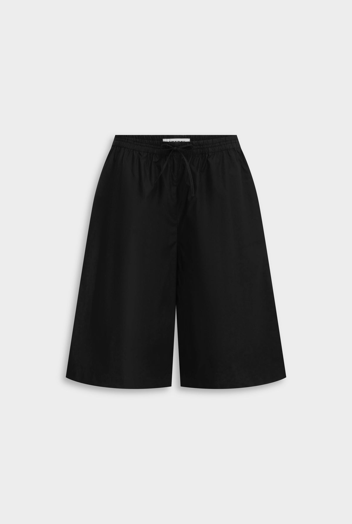 Cotton Bermuda Short - Black