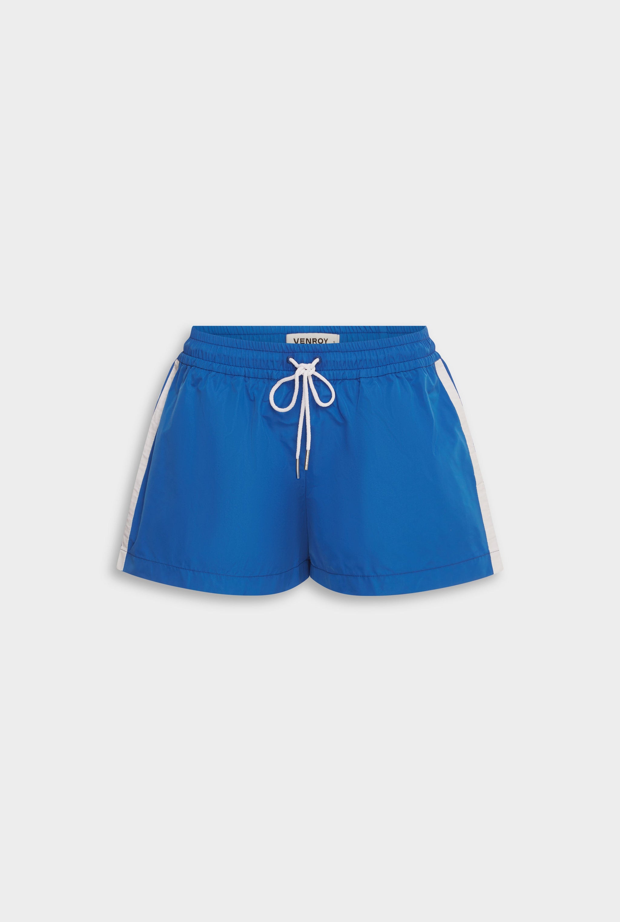 Venroy Taffeta Short - Bright Blue/White