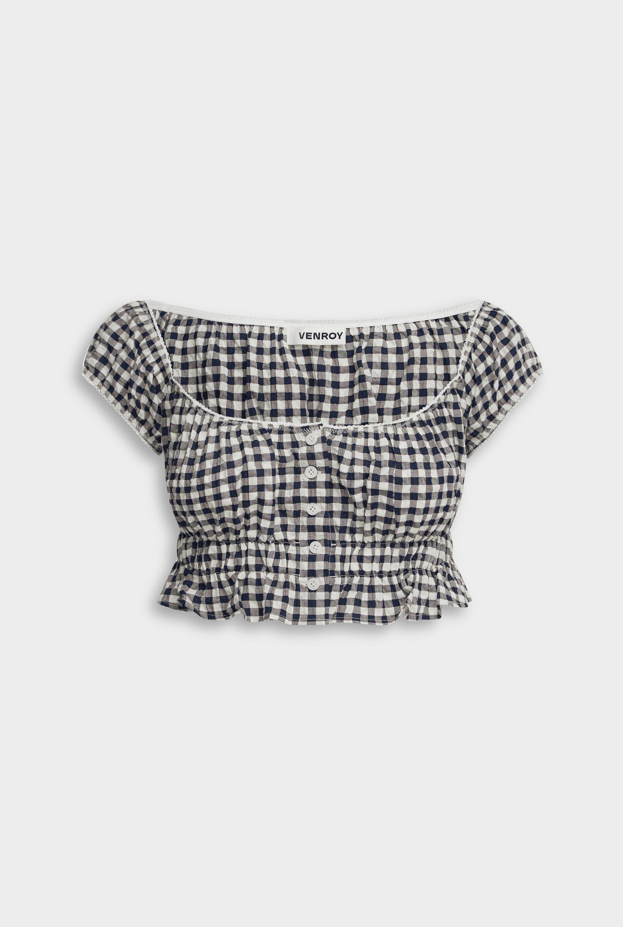 Venroy_Flat_Lay_-_D1_-_Womens_-_Off_Shoulder_Crop_Top_-_Navy_Cream_Gingham.jpg