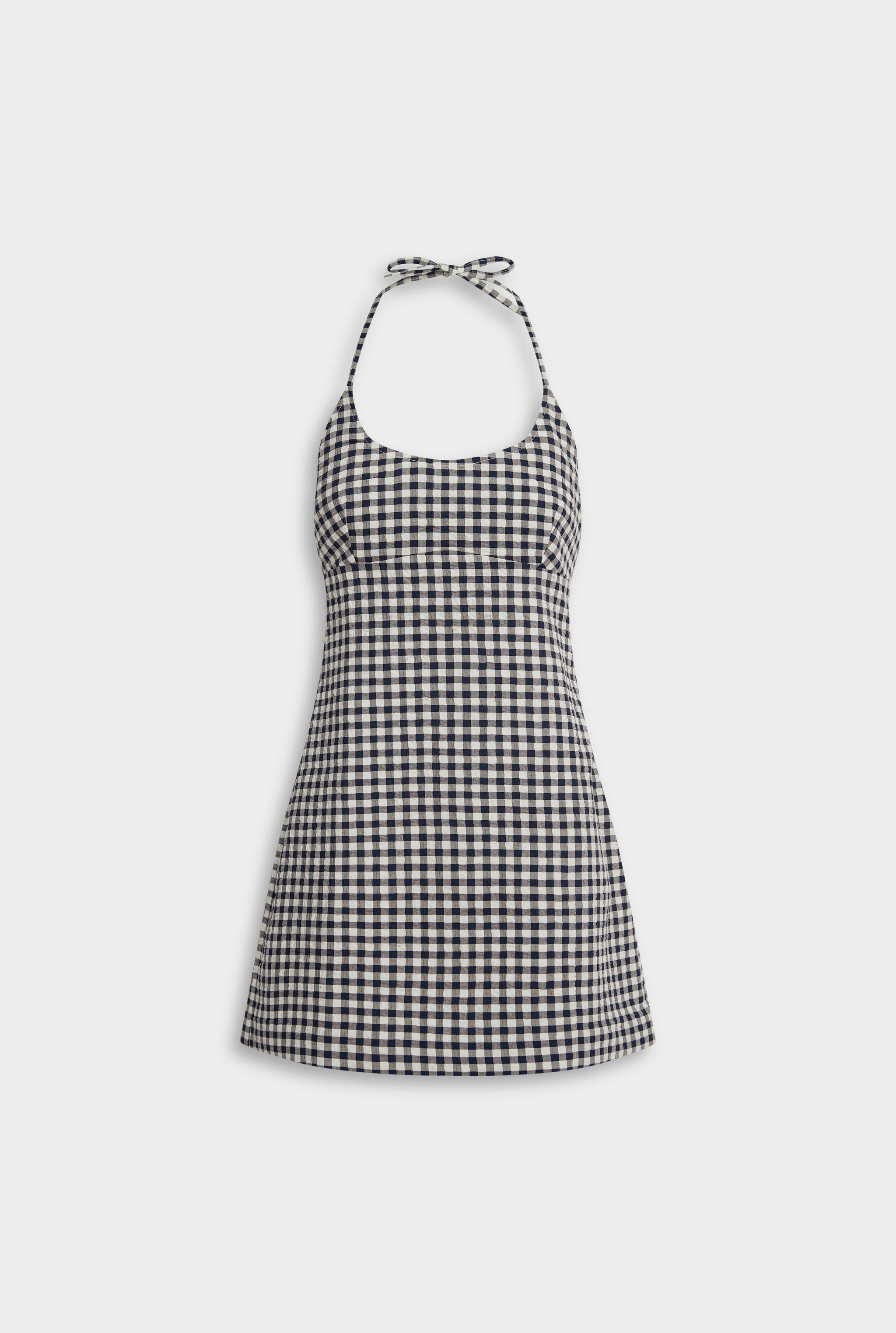 Venroy_Flat_Lay_-_D1_-_Womens_-_Scoop_Neck_Halter_Mini_Dress_-_Navy_Cream_Gingham.jpg