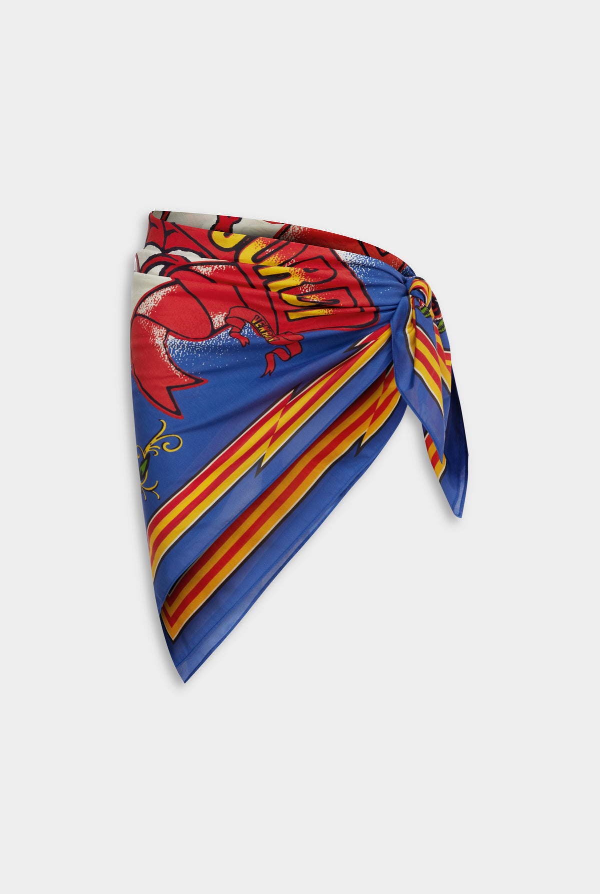 Silk Cotton Scarf - Diada de Sant Jordi