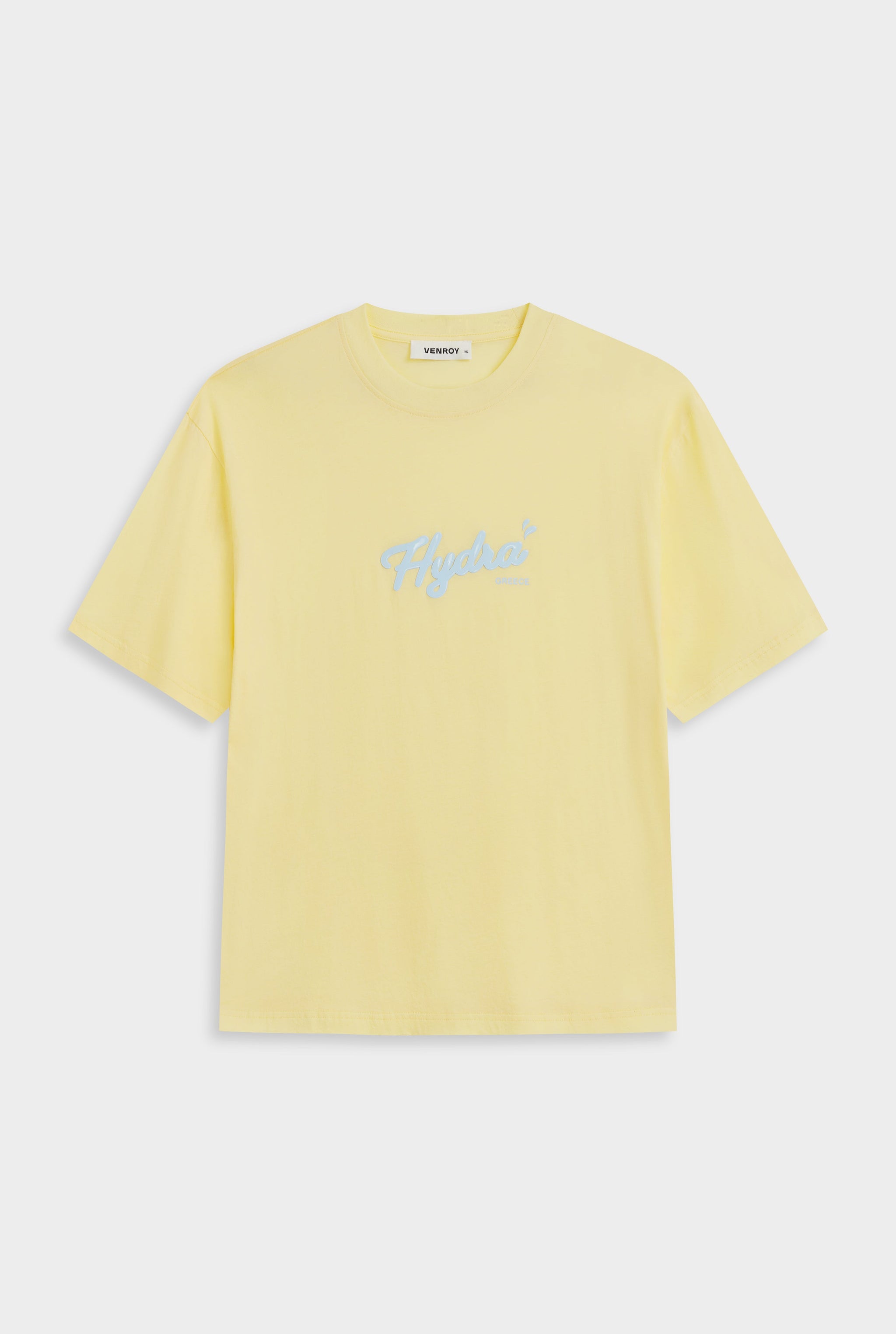 Venroy Lightweight Standard TShirt - Pastel Yellow/Hydra