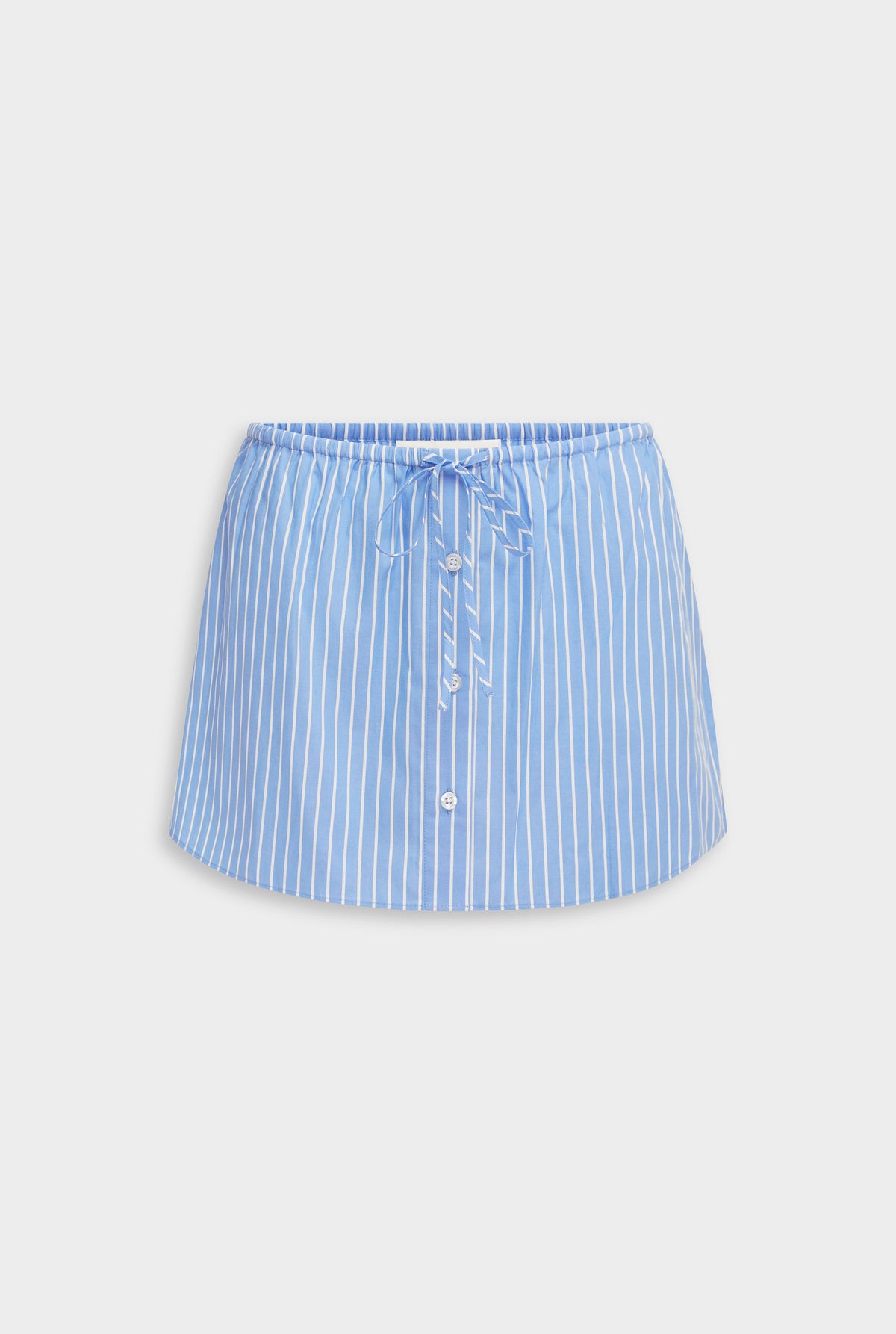 Venroy_Flat_Lay_-_D2_-_Womens_-_Cotton_Shirting_Mini_Skirt_-_Blue_White_Stripe.jpg