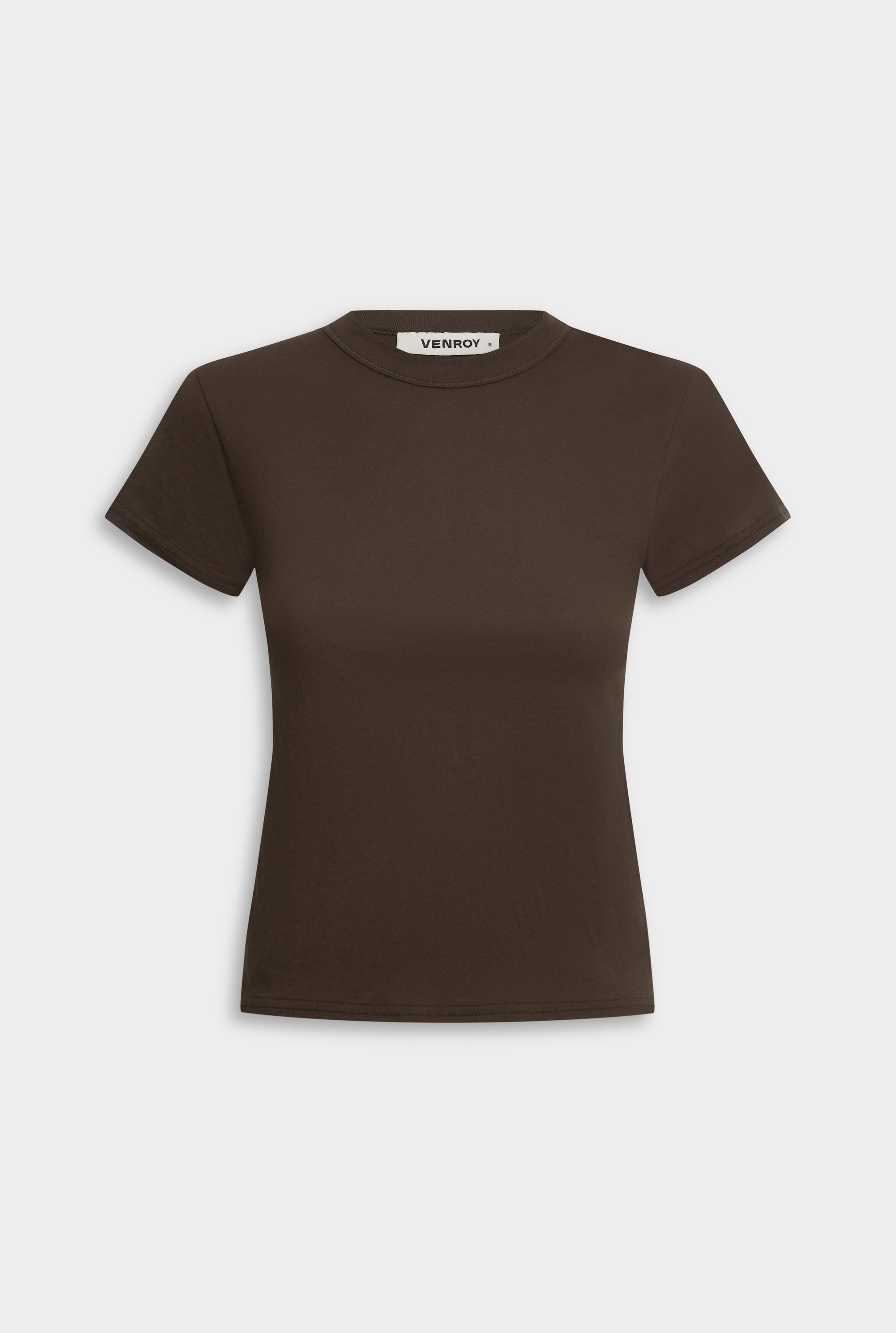 Venroy_Flat_Lay_-_D2_-_Womens_-_Lightweight_Cotton_Baby_Tee_-_Dark_Chocolate.jpg