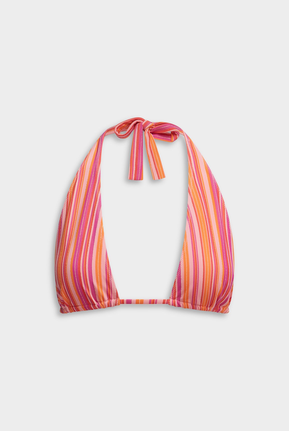 Stripe High Tri - Pink/Orange Stripe [[Venroy Flat Lay - D2 - Womens - Stripe High Tri - Pink:Orange Stripe.jpg]]