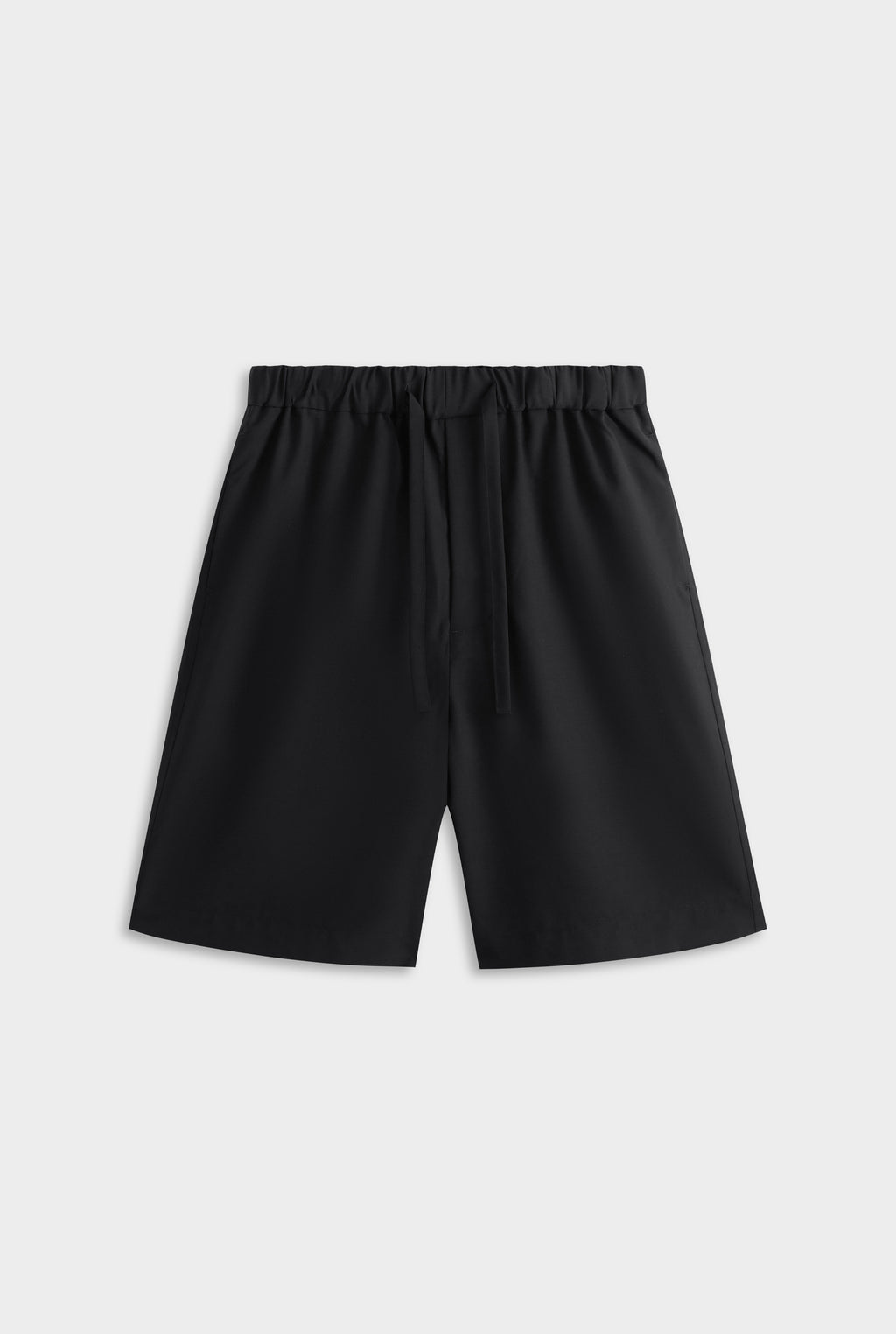 Relaxed Wool Short - Black