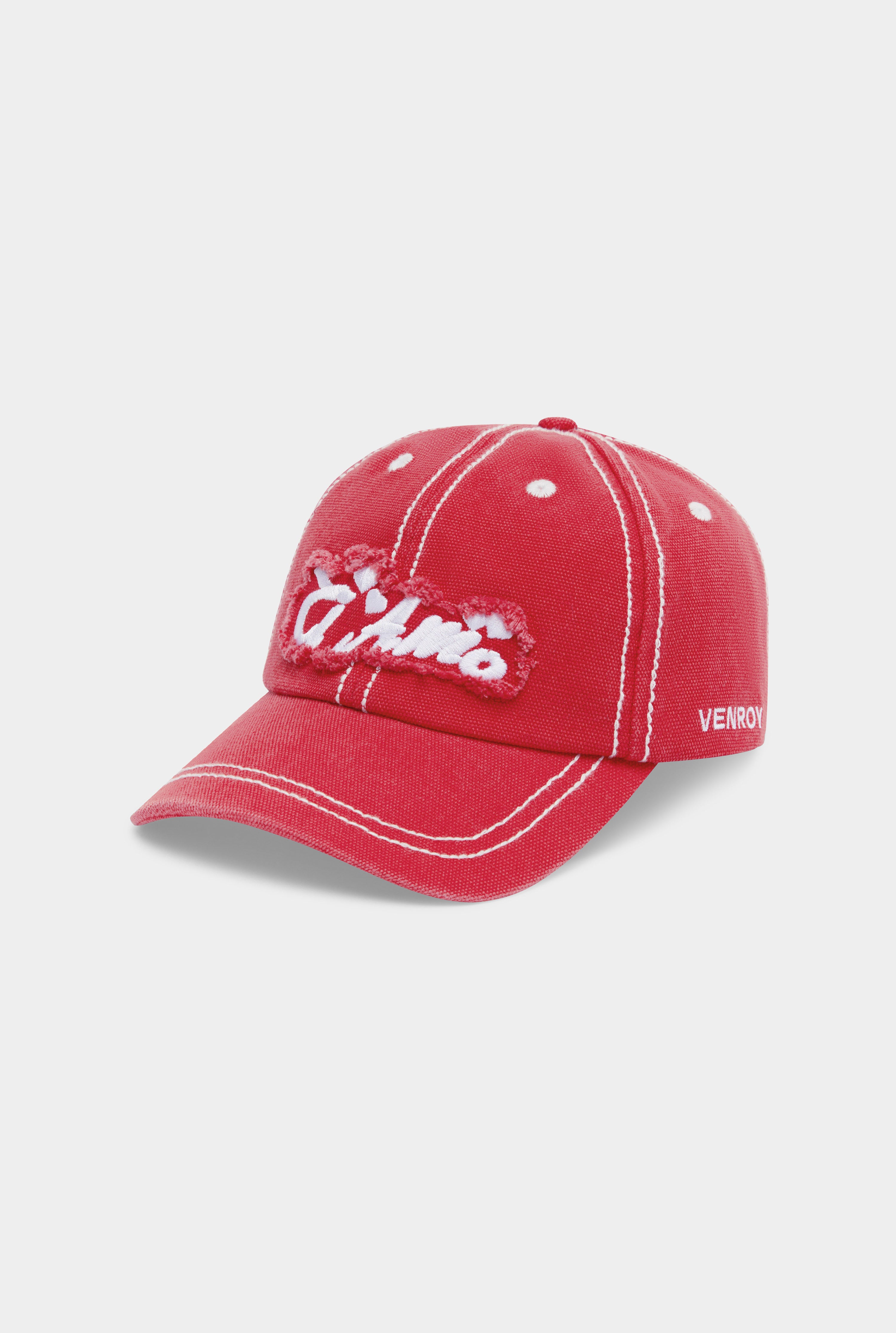 Ti Amo Washed Cotton Cap - Washed Red
