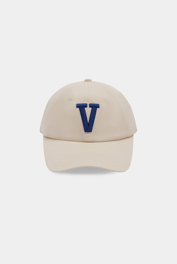 Venroy Varsity Cotton Logo Cap - Beige