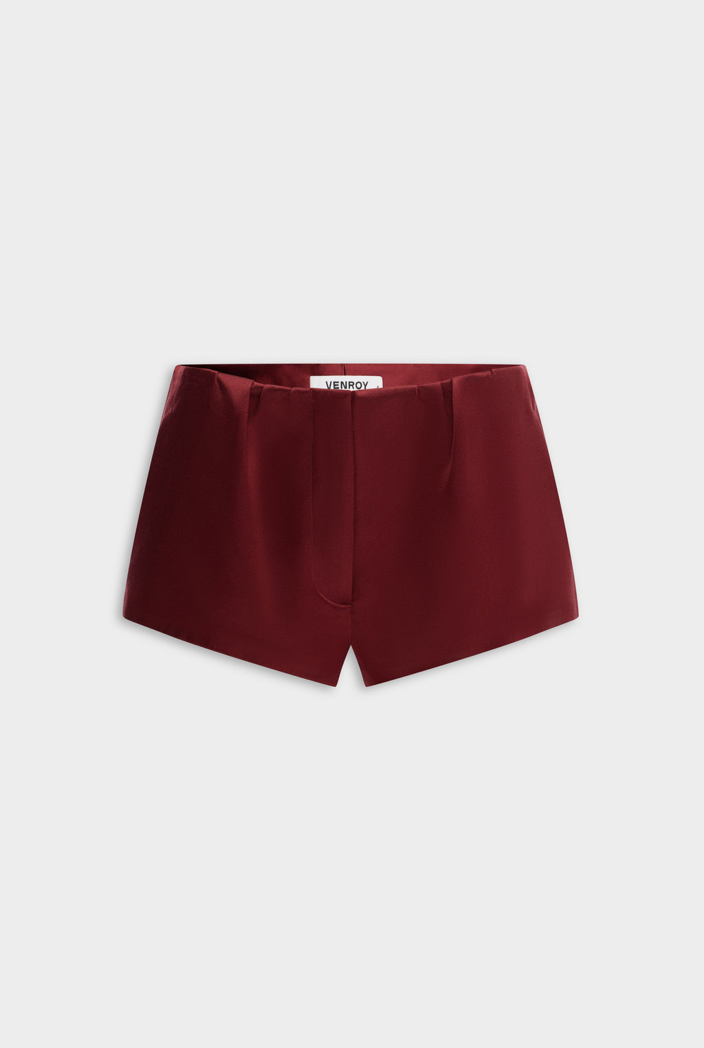 Silk Cotton Mini Short - Pomegranate