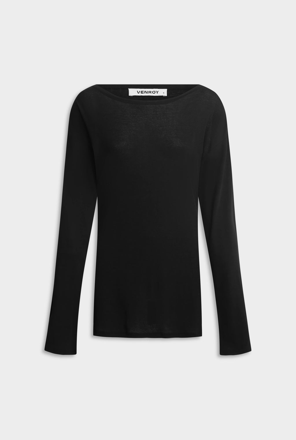 Lightweight Cotton Mini Dress - Black