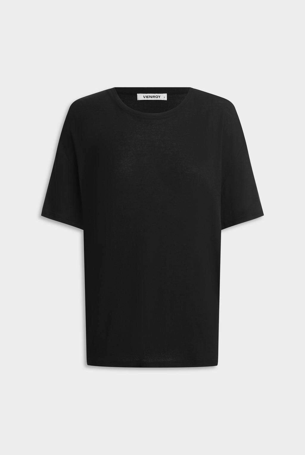 Lightweight Cotton Tee - Black