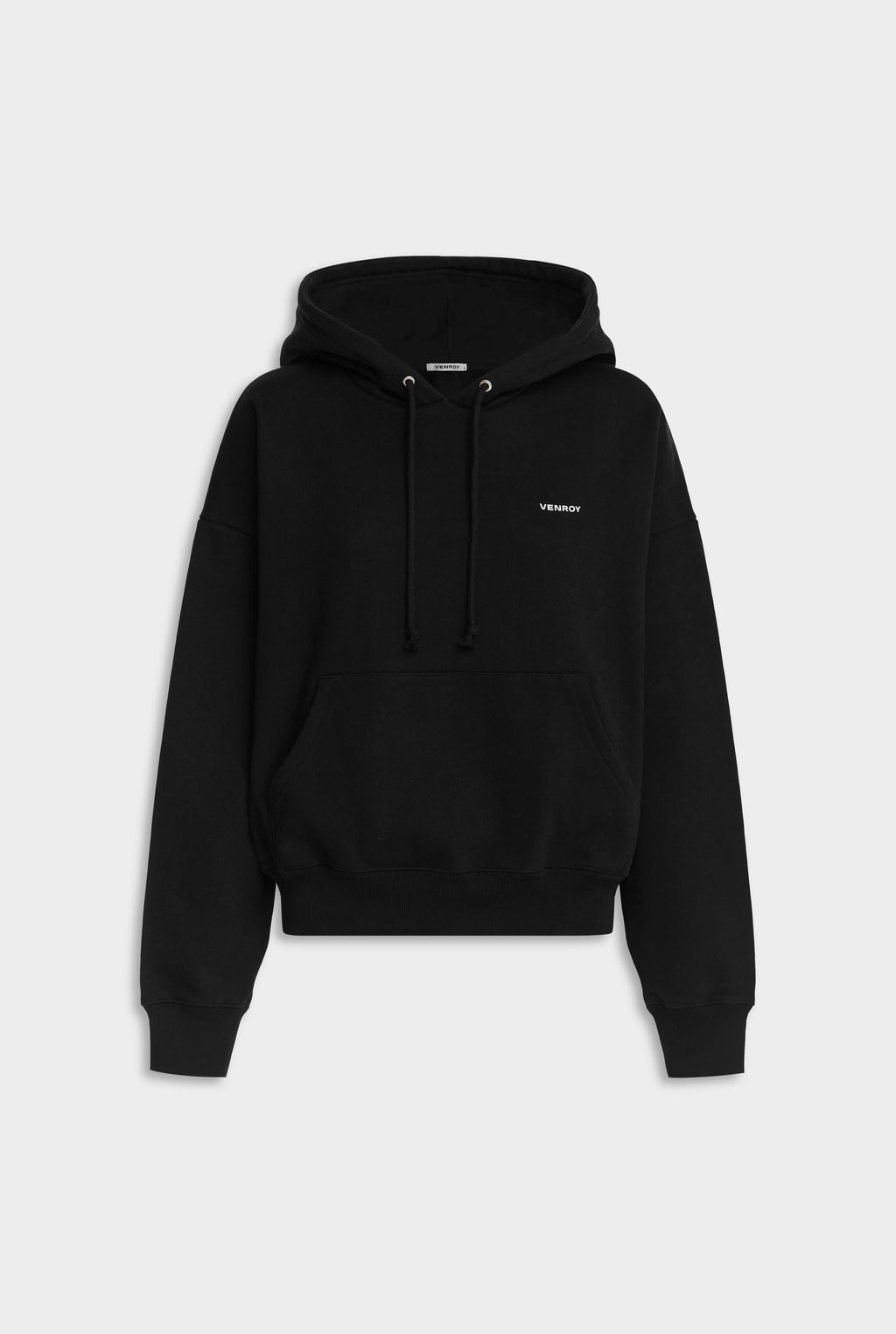 Fleece Track Hoodie - Black