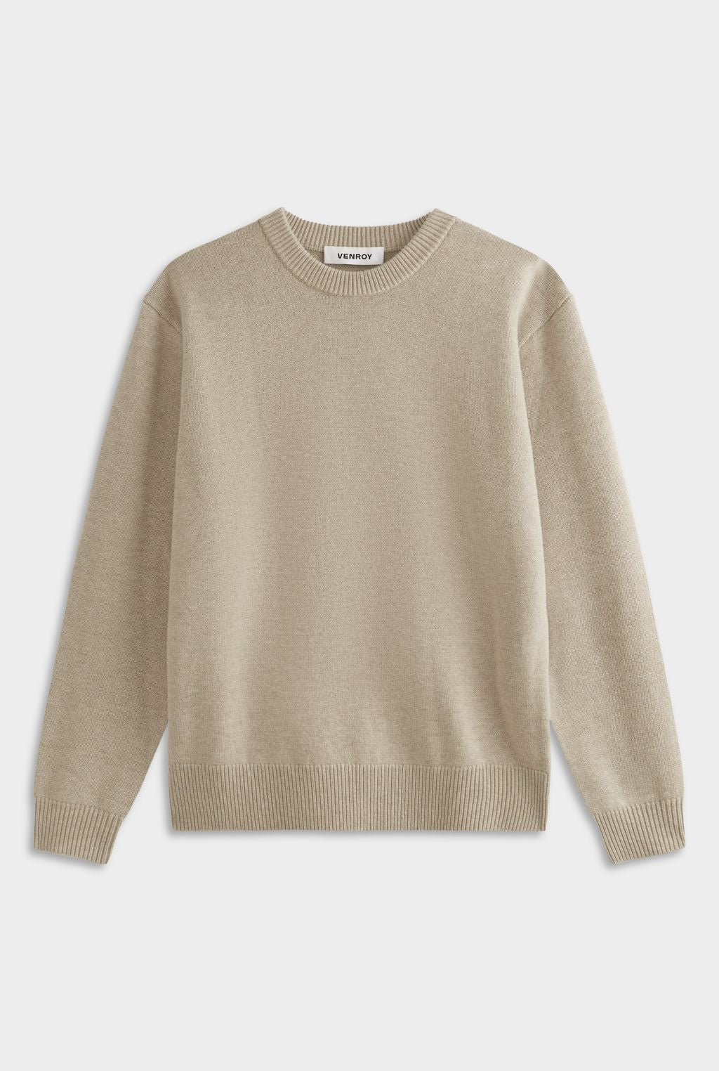 Wool Cashmere Sweater - Sand Marl