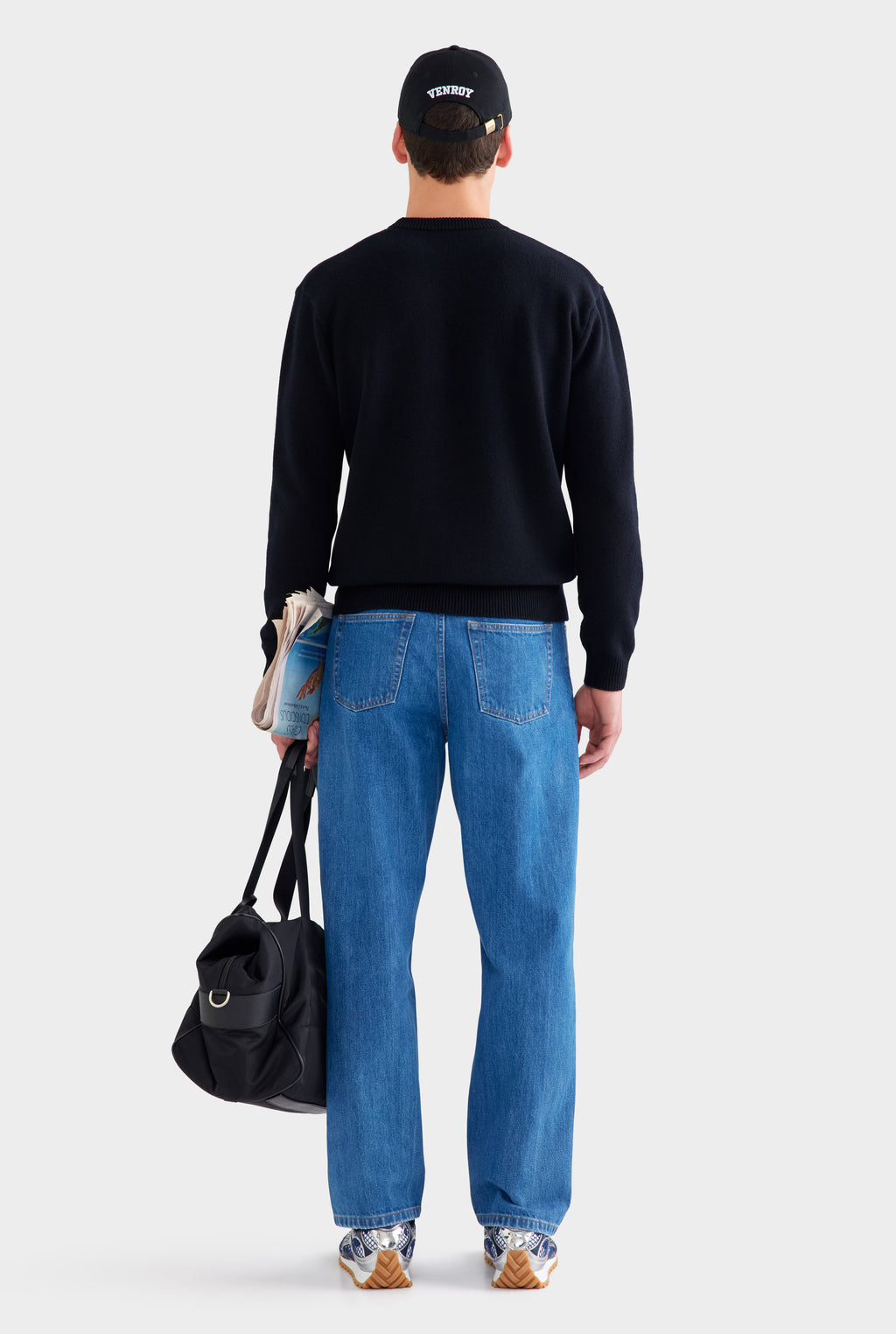 Wool Cashmere Sweater - Black