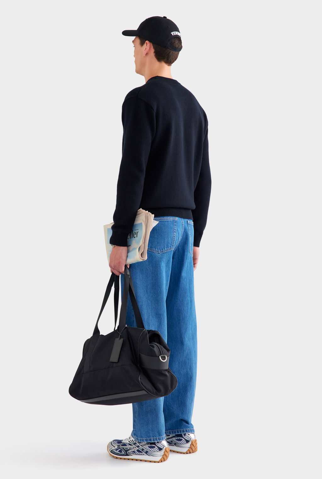 Wool Cashmere Sweater - Black