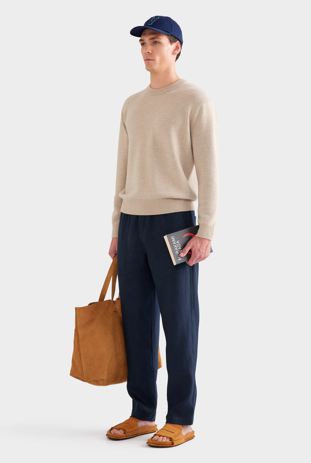 Wool Cashmere Sweater - Sand Marl