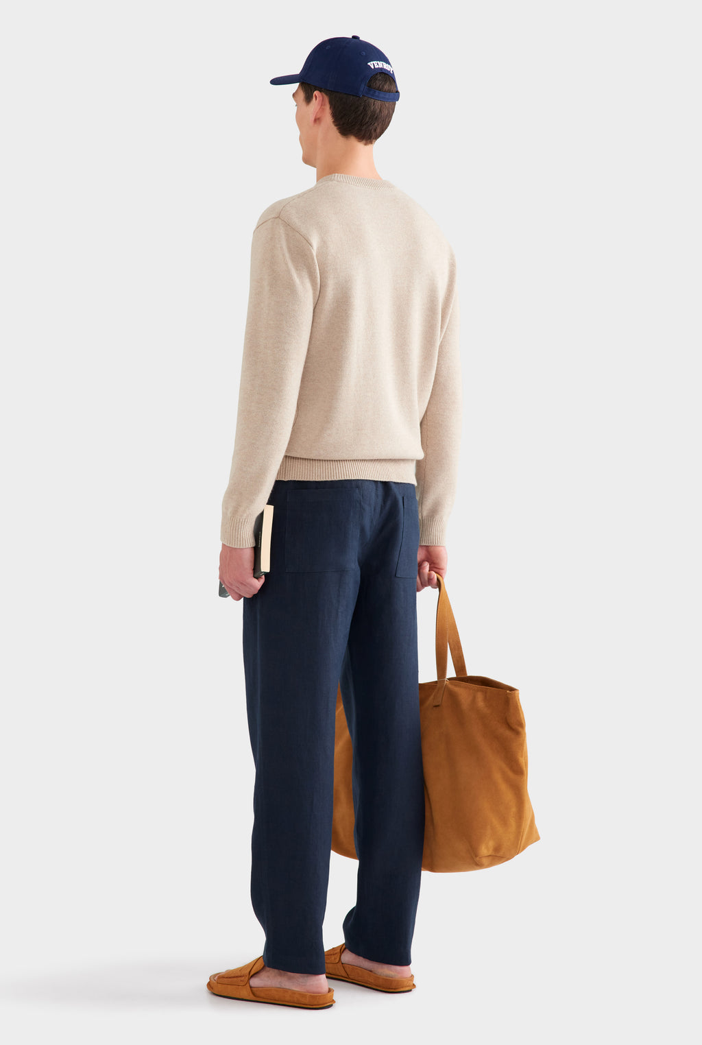 Wool Cashmere Sweater - Sand Marl