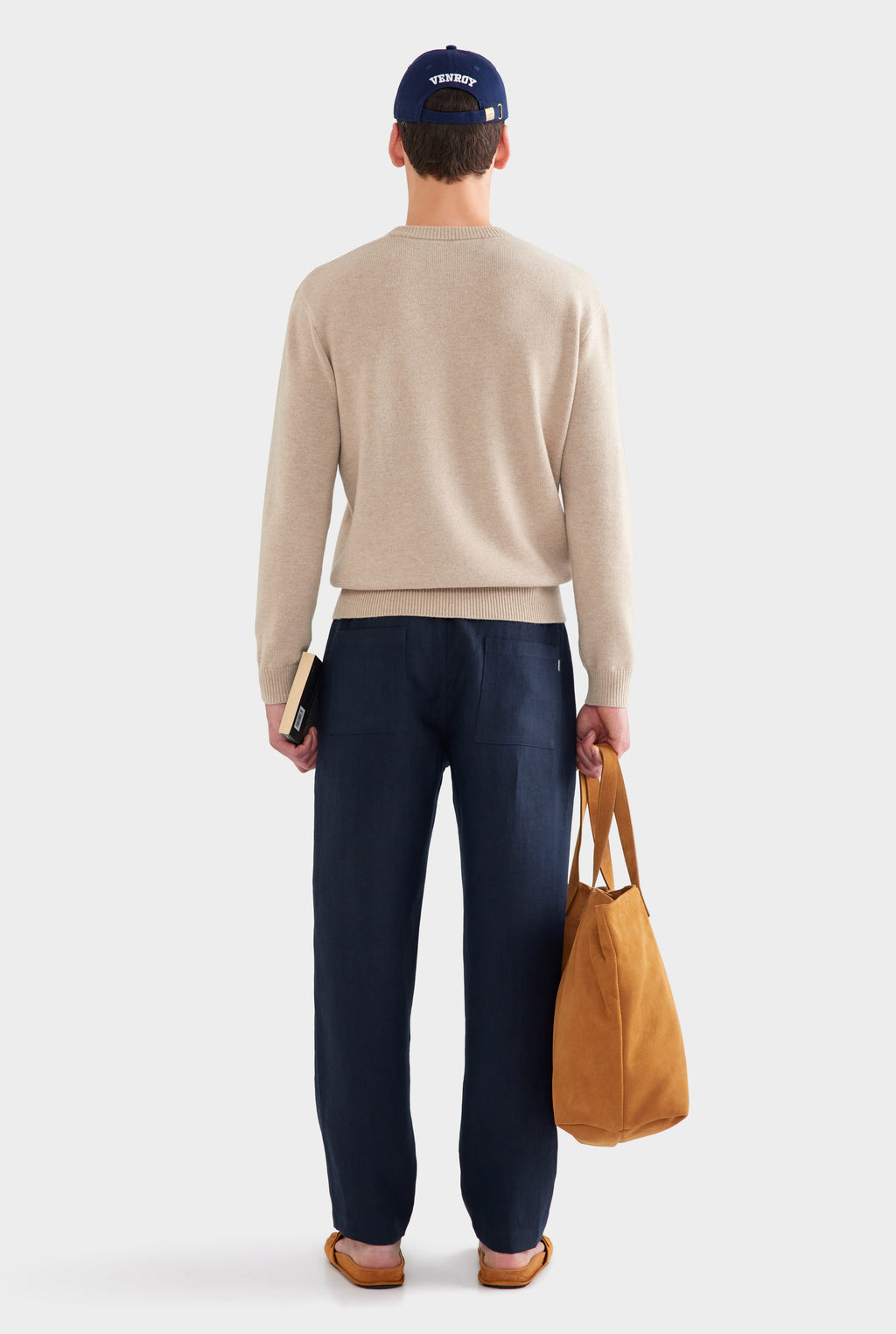 Wool Cashmere Sweater - Sand Marl