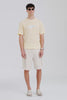Venroy Lightweight Standard TShirt - Pastel Yellow/Hydra