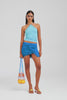 Lace Twist Mini Skirt - Cobalt [[W_D1 - 48071 - Lace Twist Mini Skirt - Cobalt.mp4]]