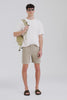 Venroy Terry Lounge Short - Olive Taupe