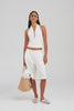 Cotton Bermuda Short - White [[W_D1 - 44053 - Cotton Bermuda Short - White.mp4]]