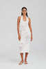 Floral Pointelle Cotton Knit Top - Off White [[W_D1 - 43123 - Floral Pointelle Cotton Knit Top - Off White.mp4]]