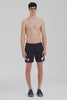 Venroy Nylon Solid Swim Short - Navy/Travel Patch