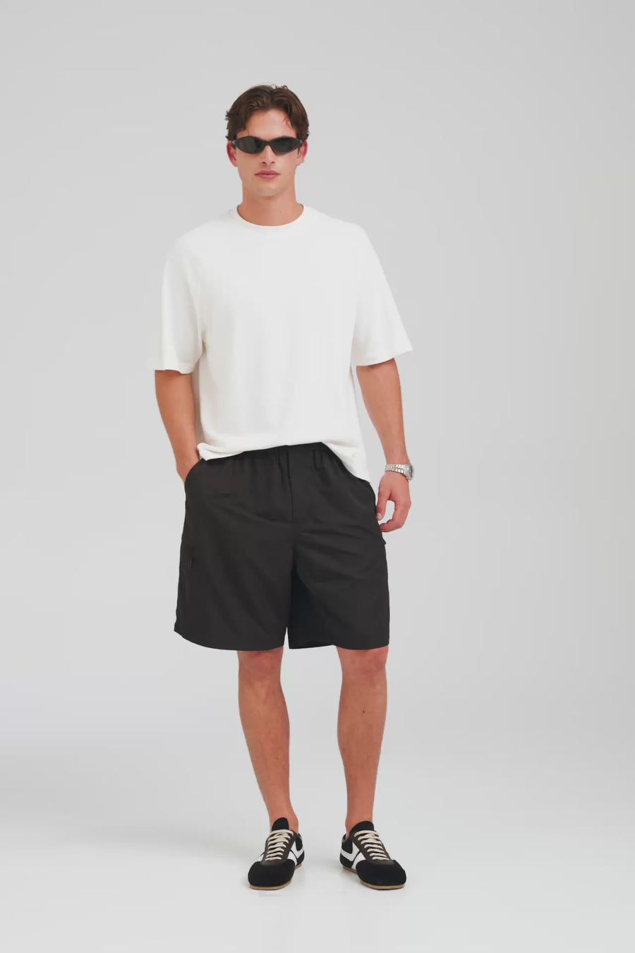 Nylon Utility Short - Black [[M_D1 - 34078 - Nylon Utility Short - Black.mp4]]