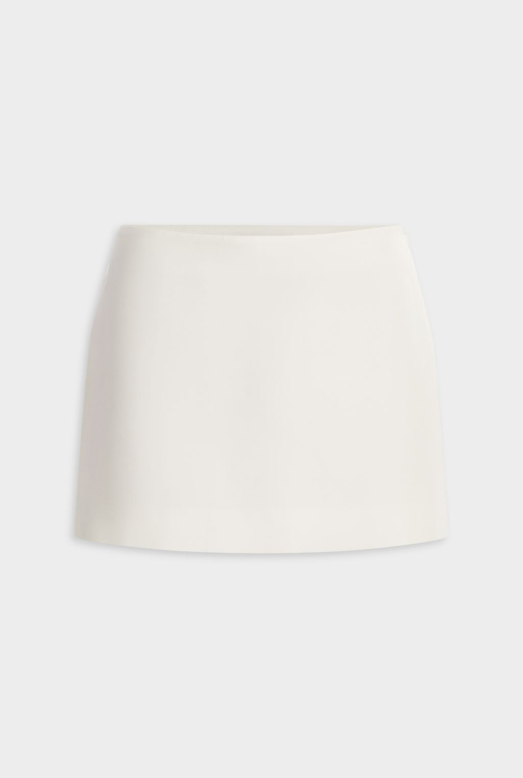 Silk Mini Skirt - Cream